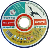 4.5X1/6 mm disc for cutting thin iron and stainless steel